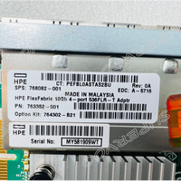 Adaptateur réseau 536FLR-T Quad-Port 10GBASE-T 10GbE RJ45 764302-B21
