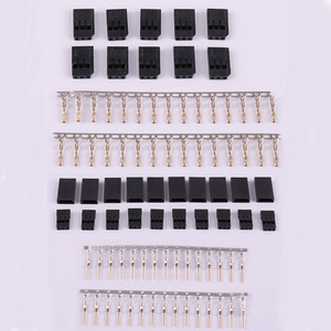 Futaba Jr Servo Connector Plug Male Female 10 Pcs Gold Plated DIY Extension Wire Terminal Hardware For <b>RC</b> Vehicles Toys - Product Image 2