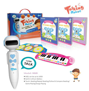 Aprendizaje educativo temprano para niños 200 <span class=keywords><strong>palabras</strong></span> básicas <span class=keywords><strong>de</strong></span> audiolibros <span class=keywords><strong>en</strong></span> <span class=keywords><strong>inglés</strong></span> con bolígrafo <span class=keywords><strong>de</strong></span> lectura <span class=keywords><strong>de</strong></span> aprendizaje inteligente - Product Image 2