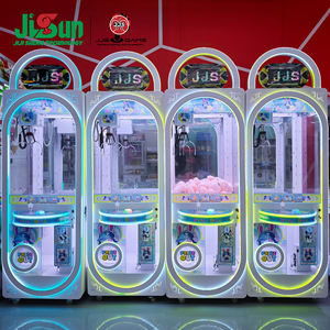 JISUN بالجملة آلة ألعاب الرافعة المعدنية الصغيرة للأطفال، قابلة للتخصيص، تعمل بالعملة، لبيع الدمى والحلوى، إصدار إسباني - Product Image 2