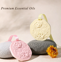 Diffuseur d'huiles essentielles en plâtre pour voiture, parfum camélia, purificateur d'air, décorations intérieures pour voiture