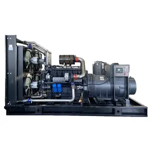 Conjunto de gerador diesel refrigerado a água elétrico trifásico motor Perkins 50hz 60hz