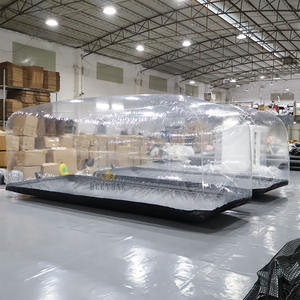 Открытый прозрачный Автомобильный дисплей палатка против пыли автомобильный чехол для хранения надувной парковочный защитный укрытие - Product Image 3