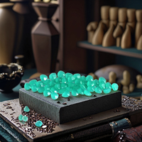 Pierres précieuses en verre vert à facettes, tailles et formes personnalisées disponibles en vrac, prix abordables, adaptées à la création de bijoux
