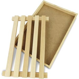 Vassoio per briciole con griglia rimovibile in legno di faggio 35,5x24x2 cm per taglieri - Product Image 3