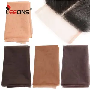 High Quality 1yard 4 Colors Available Foundation Hairnet Accessories Weaving Tools Hair Net Swiss Lace Net For Making Lace Wigs