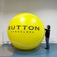 Ballon de padel gonflable personnalisé avec logo, ballon de sport surdimensionné pour tournoi de padel/activation de marque/club/court de padel/événements