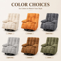 Fauteuil Chaise Longue Capsule Spatiale Moderne de Première Classe, Inclinable et Réglable en Tissu, Idéal pour Chambre et Salle à Manger, Usage Individuel