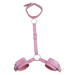 Juguetes Eróticos para Adultos: Set de Sujeción de Cuero Genuino SM, Kit de Entrenamiento para Parejas, Esposas, Accesorios, Tamaño Compacto - Product Image 3