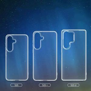 Étui de téléphone transparent en TPU imperméable et antichoc pour S25 Ultra/S24/S23/S22/S21/S20 - Design simple, coque arrière - Product Image 5