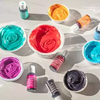 Colorant alimentaire liquide Vibrant de qualité alimentaire, sans saveur, sans végétalien, couleurs de glaçage pour crèmes/boissons