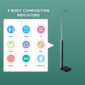 200กก. เครื่องวัดความสูงของ<span class=keywords><strong>ร่างกาย</strong></span>อัลตราโซนิก BMI เครื่องชั่งไขมันส่วนประกอบของร่างกายแบบดิจิตอล - Product Image 3