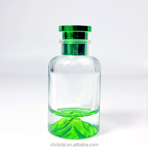 Bouteilles de parfum en verre volcaniques de luxe de 30ml 50ml 100ml <span class=keywords><strong>creux</strong></span> fond épais <span class=keywords><strong>couvercle</strong></span> en forme de cylindre boîte d'atomiseur Options multicolores - Product Image 3