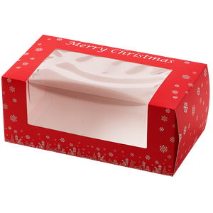 <span class=keywords><strong>Cajas</strong></span> Cuadradas <span class=keywords><strong>para</strong></span> Pasteles Ecológicas <span class=keywords><strong>de</strong></span> Materiales Reciclados con Cierre Magnético, Ventana Transparente, Diseño <span class=keywords><strong>de</strong></span> Buey Impreso, Impresión a Cuatro Colores - Product Image 1