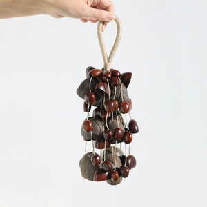 Wholesale Handmade Natural Fruit Shell Rattle <b>Wind</b> <b>Chime</b>, Multiple Style Hanging Bell For Yoga Sound Therapy - Product Image 2