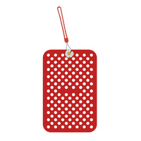 Vendeur chaud sabot chaussure breloque organisateur tapis Portable rouleau sac de rangement mural suspendu Silicone présentoir Pad chaussures breloques