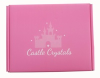 Hot Custom Dress Schuh Kleidung Pink Verpackung Mailer Box Falten Wellpappe Papier Baby Geschenk Versand box mit Print Logo