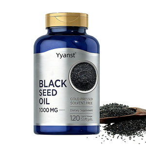 Suplemento herbario OEM/ODM para apoyar la salud inmunológica, cápsulas blandas de aceite de semilla negra de alta calidad para adultos - Product Image 1