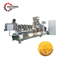 Ligne de production automatique de gâteaux de riz, ligne de traitement de riz enrichi, extrudeuse à double vis, prix usine