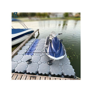 Bloques <span class=keywords><strong>de</strong></span> muelle flotante modular Ponton <span class=keywords><strong>puente</strong></span> <span class=keywords><strong>de</strong></span> pontón flotante Jetski muelle plataforma <span class=keywords><strong>de</strong></span> plástico muelle flotante 50*50*40CM - Product Image 5