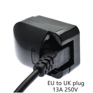 欧盟至英国插头<span class=keywords><strong>2</strong></span>圆形引脚欧盟至可拆卸<span class=keywords><strong>3</strong></span>引脚英国旅行转换插头适配器13A 250V ST-6 - Product Image 3