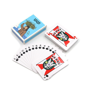 <span class=keywords><strong>Cartes</strong></span> à jouer personnalisées avec logo <span class=keywords><strong>de</strong></span> marque, papier <span class=keywords><strong>de</strong></span> <span class=keywords><strong>jeu</strong></span> noir 300 g/m², <span class=keywords><strong>cartes</strong></span> à jouer publicitaires, souvenirs, impression personnalisée - Product Image 1