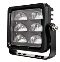 Luz de Advertencia de Seguridad para Zona de Arco de Montacargas de Alta Calidad, Luces de Punto Negro en Forma de U, Duraderas, 12-110V CC