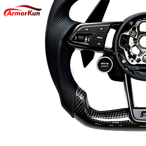 Volant de course en cuir et fibre de carbone de haute performance pour <span class=keywords><strong>Audi</strong></span> A3/A6/Q3/<span class=keywords><strong>Q5</strong></span>/Q7/Q8/RS3/RS5/SQ5/RS7 - Product Image 6