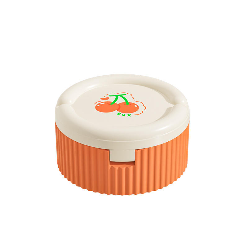 ขวดน้ำและกล่องใส่ยา [สีส้ม ผลิตภัณฑ์สองในหนึ่งเดียว]