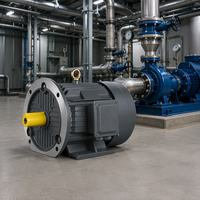 Moteur à induction triphasé en fonte à 4 pôles AC 37 kW pour pompe à eau HVAC
