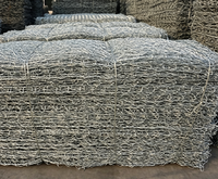 Rouleau de treillis métallique hexagonal à double torsion galvanisé à chaud pour la stabilisation des sols de jardin, la séparation des couches de base paysagères