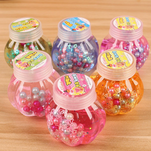 Pâte à modeler slime perle en forme de citrouille avec perles colorées et paillettes, jouet sensoriel pour enfants - Product Image 4