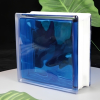 Bloc de verre creux carré standard pour pavage, structure creuse, insonorisant, isolant, décoratif
