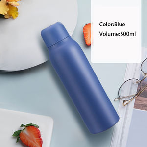 यूवी आत्म-सफाई स्मार्ट पानी की बोतल वैक्यूम स्टेनलेस स्टील अछूता पानी की बोतल संभाल के साथ डबल-दीवार बोतल - Product Image 2