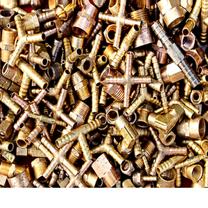 Yellow Brass Fittings Scrap Mixed Sizes Industrial Copper Recycling Material - Product Image 1