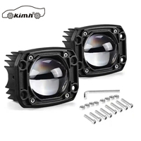 Lampe de travail LED Kimh 30W 12V/24V pour camion tout-terrain/ATV - Rénovation/Mise à niveau avec design hexagonal