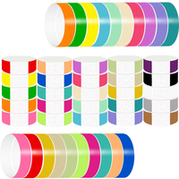 Pulseras de papel impermeables personalizadas de un solo uso, ideales para eventos.