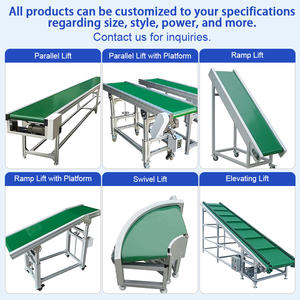 कुल परिवहन के लिए खाद्य ग्रेड pvc बेल्ट कन्वेयर और बेल्ट कन्वेयर सिस्टम - Product Image 2
