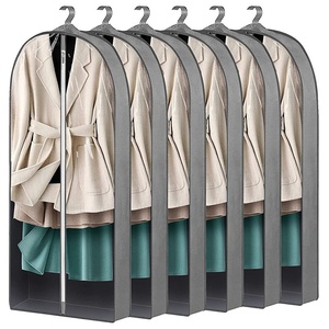 3 डी वेडिंग ड्रेस गाउन में लुभावनी वाटरप्रूफ पारदर्शी कपड़े कवर यात्रा पैकेजिंग भंडारण साफ परिधान बैग - Product Image 4