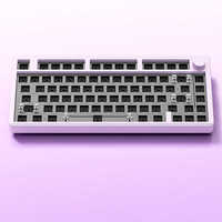 Kit de clavier gaming LEOBOG Hi8 personnalisé en aluminium, tri-mode, RVB, échangeable à chaud, DIY (sans interrupteurs, sans keycaps) - Vente Flash