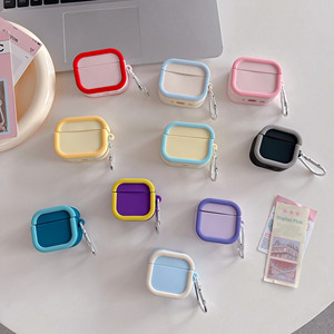 Étui en silicone souple de couleur unie pour Apple <span class=keywords><strong>Airpods</strong></span> 4 <span class=keywords><strong>Pro</strong></span> <span class=keywords><strong>2</strong></span> 3, housse pour écouteurs sans fil, boîte de charge antichoc - Product Image 1