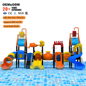 Wholesale Outdoor Amusement Equipment Kids Water Park Water <strong>Slide</strong> Playground Splash <strong>Pool</strong> Vinyl/Metal/Fiberglass HDPE <strong>Slides</strong> - Product Image 1