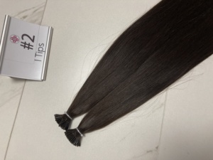 # 2 # Extensiones de Cabello con Punta 4I, Cabello Humano Virgen Remy Pre-Adherido con Punta Adhesiva, Ondulado, MARRÓN OSCURO, Cabello con Punta I, Ondas Naturales para Mujeres, Proveedores - Product Image 3