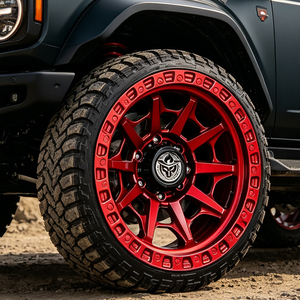 Jantes en alliage OEM ODM pour voitures, <span class=keywords><strong>16</strong></span> pouces 8J, 18 pouces 9J, noires, tout-terrain, compatibles avec les voitures particulières, les SUV et les camionnettes - Product Image 4