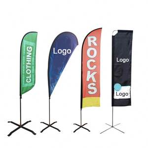 Personnalisé Décorer Produit Rapide En Gros <span class=keywords><strong>Pas</strong></span> <span class=keywords><strong>Cher</strong></span> Flying Banner Teardrop Banner Beach Flag Pour La Publicité À Vendre - Product Image 3