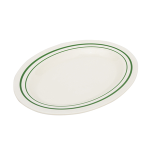 Piatto Ovale A5 in Melamina <span class=keywords><strong>Pine</strong></span> Tree da 9 Pollici, per Ristorante, Piatto Principale, Bistecca, Pesce e Patatine Fritte, Cena, Pranzo, Colazione, Piatto Popolare - Product Image 2
