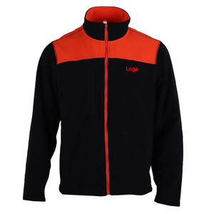 Maßgefertigte Herren Hochwertige 280gsm Polar Fleece Softshell Übergröße Herbst/Winter Wanderjacke mit Reißverschluss - Product Image 1