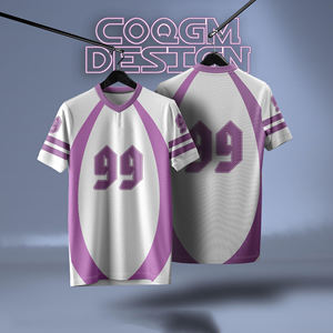 Maillot de football vintage vert respirant à manches courtes, maillot de football imprimé à l'écran en soie avec logo - Product Image 2