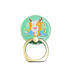 Sumikko Gurashi Phone <b>Ring</b> Holder Zinc Alloy Adhesive Desk Mount Imitation Gold <b>Cartoon</b> Design - Product Image 4