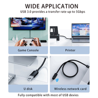 USB 3.0 Typ-C Verlängerungskabel USB-A-Kabel Schnelle Datenübertragung 2m 3m für Laptop PC TV PS4 Xbox One Festplatte Stecker-Buchse-Adapter